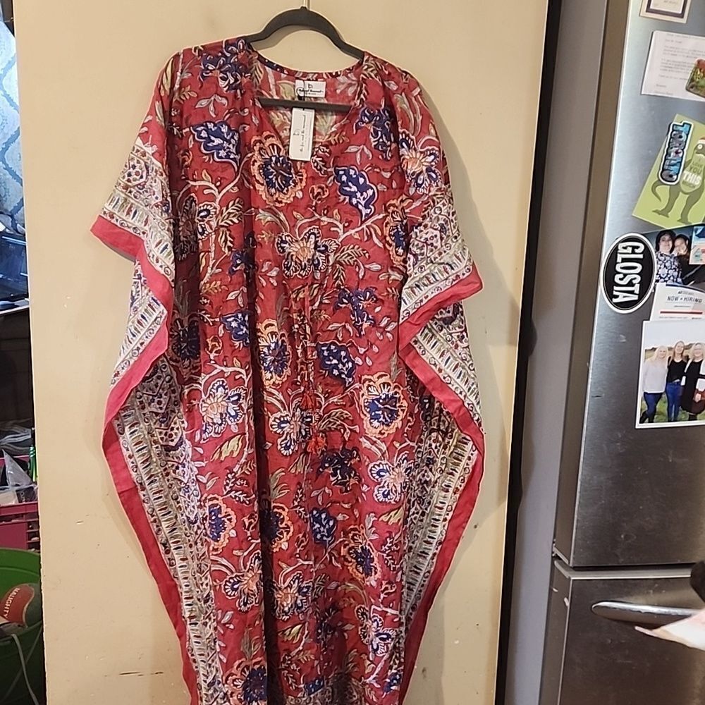 Beautiful the fox and the Mermaid Kaftan NWT